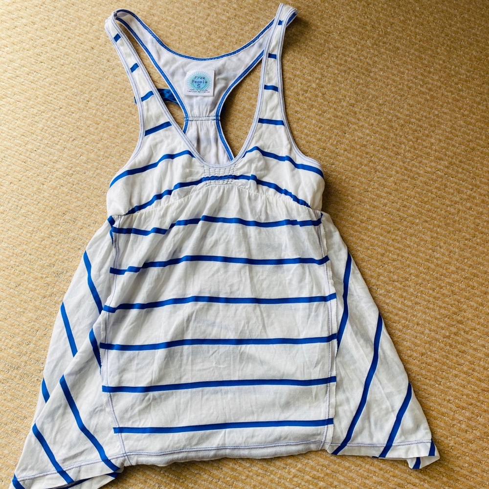 ❣️ Free People Striped Racerback Tank, Small
